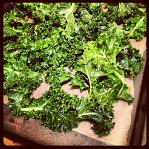 flamin' hot kale chips