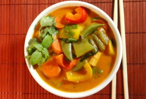 vegetarian thai red curry